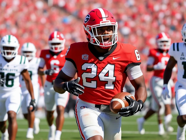 Bo Walker’s 3-TD breakout powers No. 4 Georgia to 35-3 win over Charlotte